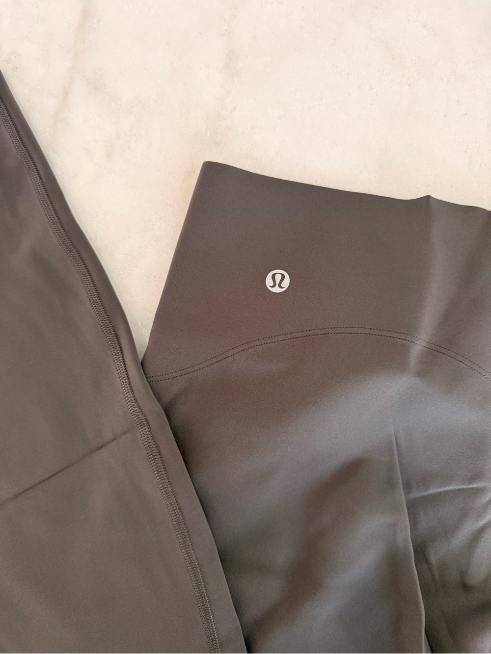 Lululemon Athletica Gray Seam-Detail Leggings